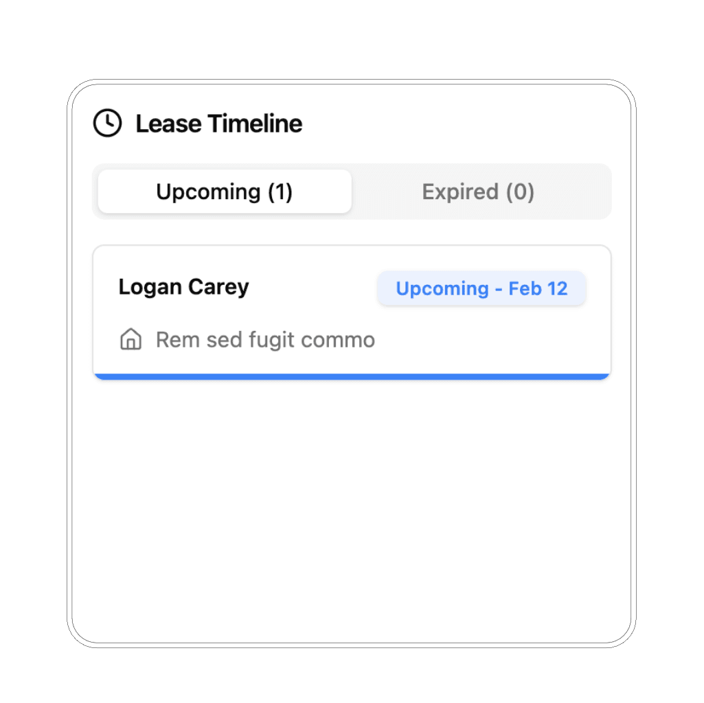 Lease Expiry Reminders